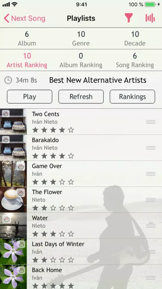 Screenshot di Next Song Music Player