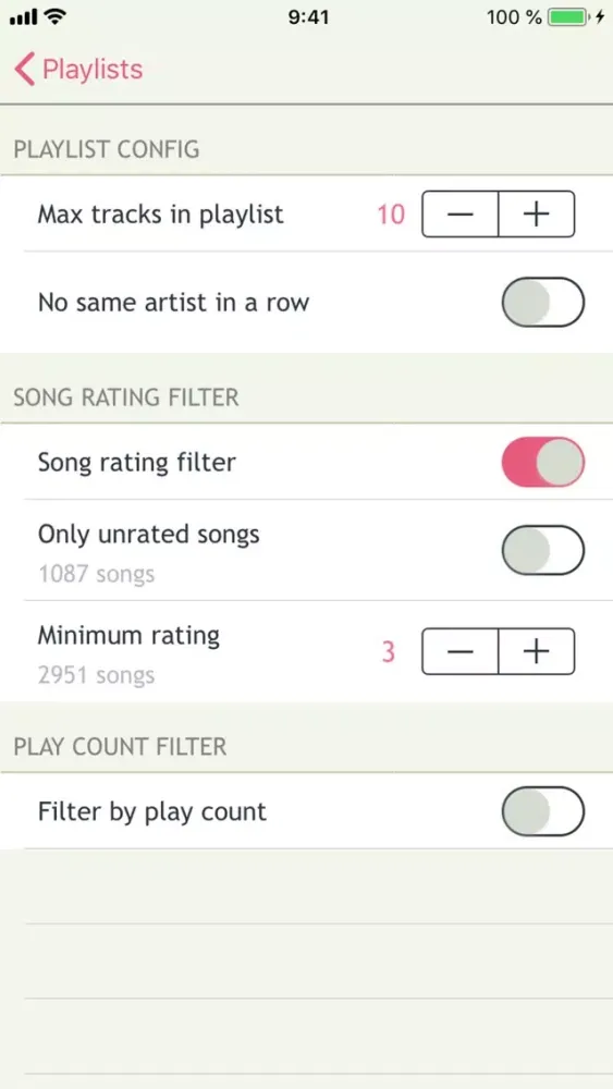 Screenshot di Next Song Music Player