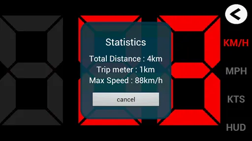 Capturas de tela do GPS HUD Speedometer