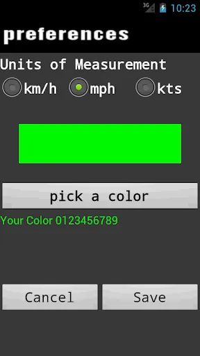 Capturas de tela do GPS HUD Speedometer