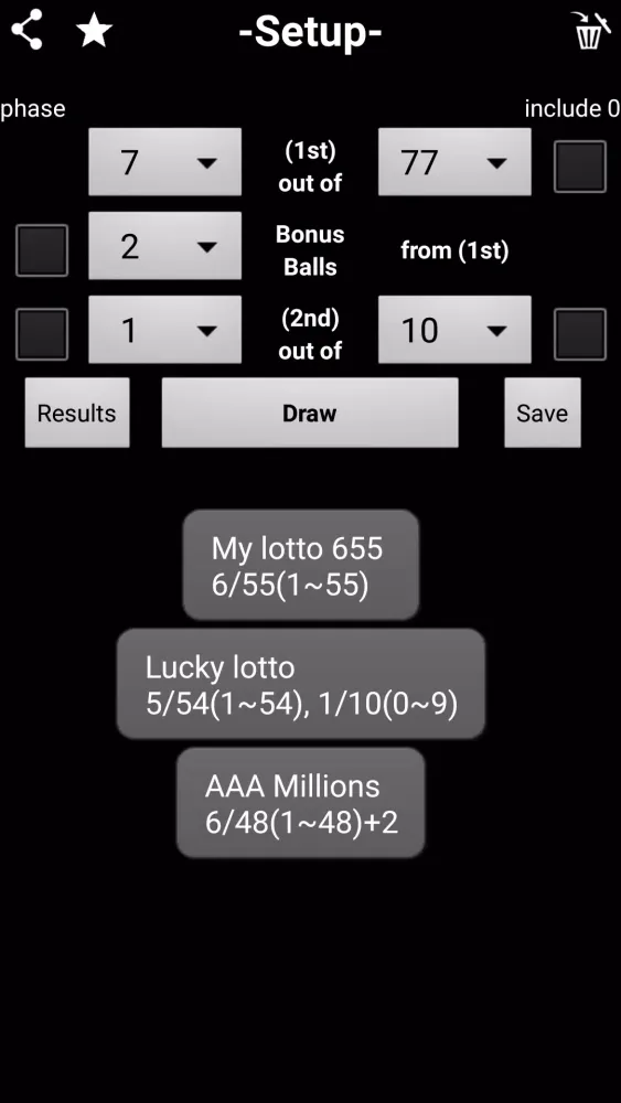 Скриншоты Lottery Machine