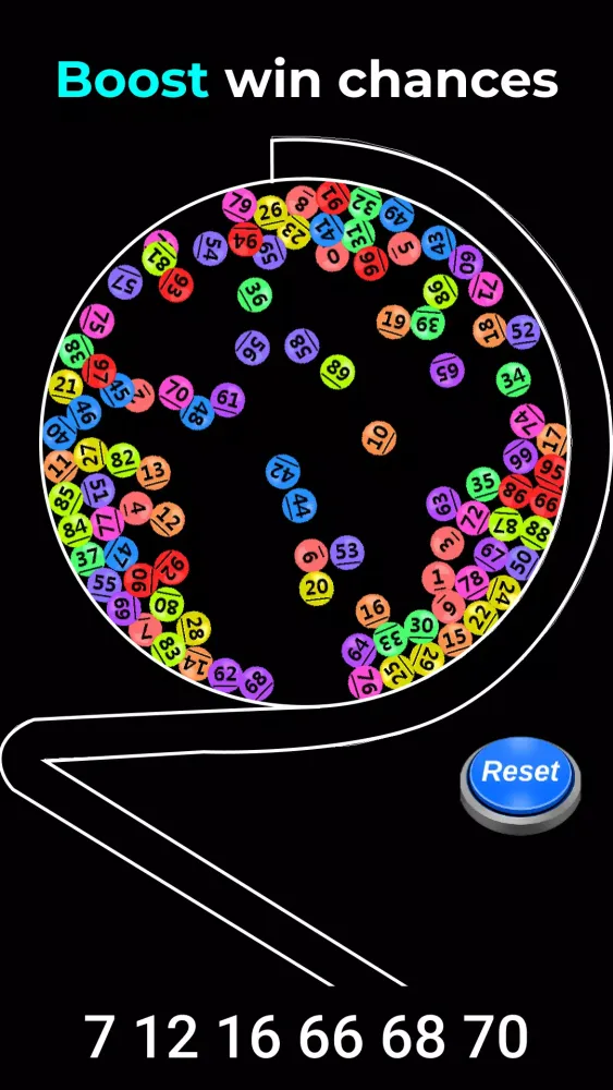 Lotto Draw Machine Ekran Görüntüleri