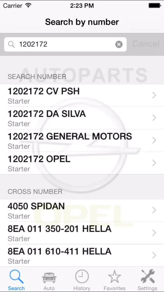 تصاویر Autoparts for Opel