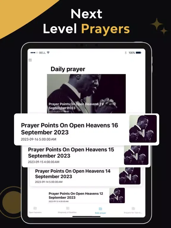 Screenshot di Open Heavens Devotional iPad 