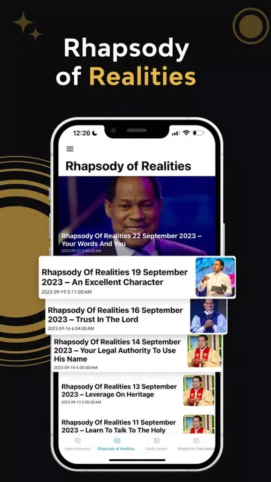 Screenshot di Open Heavens Devotional