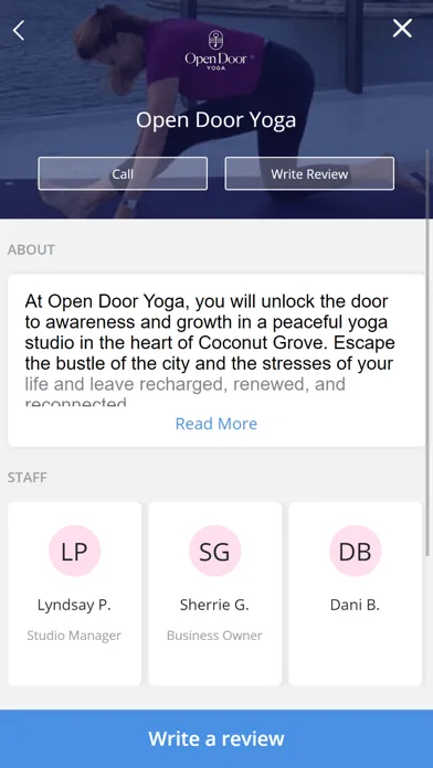 Open Door Yoga 스크린샷