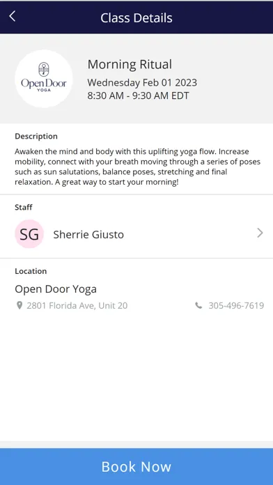 Open Door Yoga 스크린샷