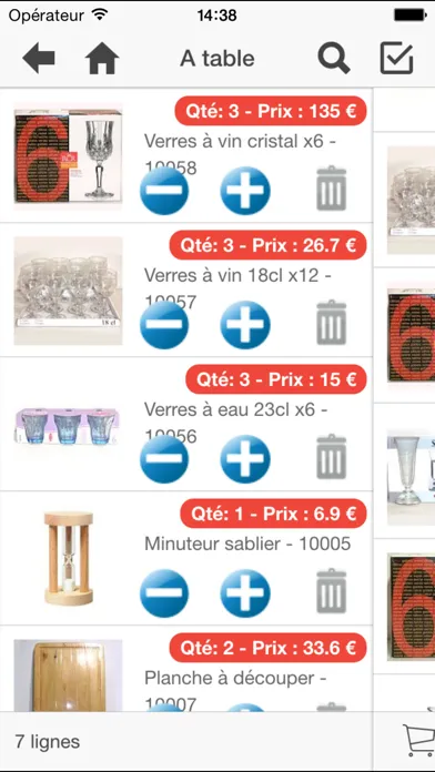 Capturas de tela do Open Order