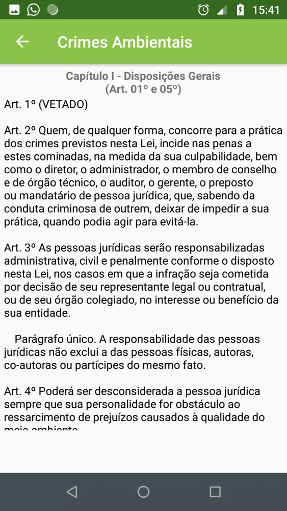 Lei de Crimes Ambientais 2025 Screenshots