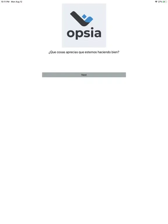 Opsia iPad  Screenshots