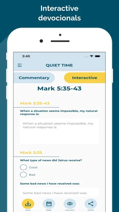 Quiet Time Online Screenshots