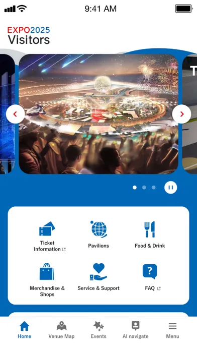Screenshot di EXPO 2025 Visitors
