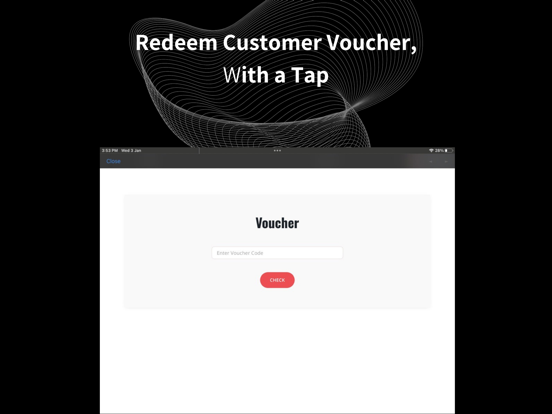 Tangkapan layar Order Update ORA iPad 