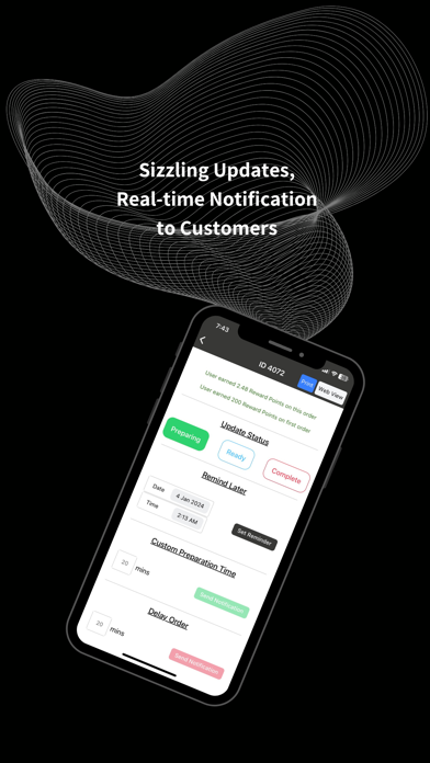 Tangkapan layar Order Update ORA