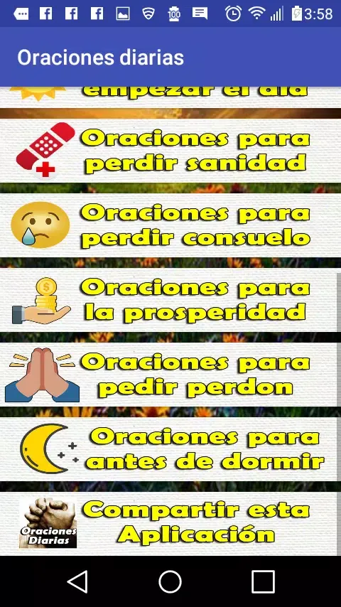 Capturas de tela do Daily Prayers
