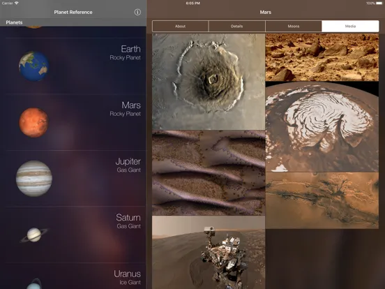 Orbits - A Planet Tracker iPad 应用截图