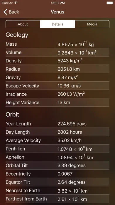 Orbits - A Planet Tracker应用截图