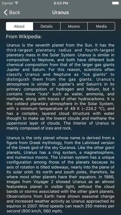 Orbits - A Planet Tracker应用截图