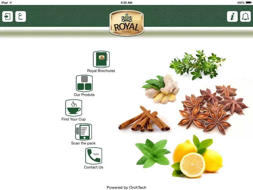 Captures d'écran de Royal Herbs iPad 
