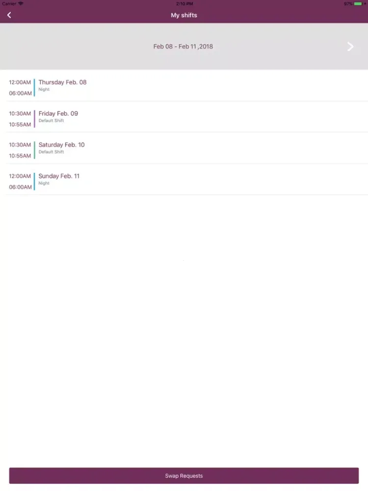 RSM Swiss App - Enterprise App iPad Screenshots