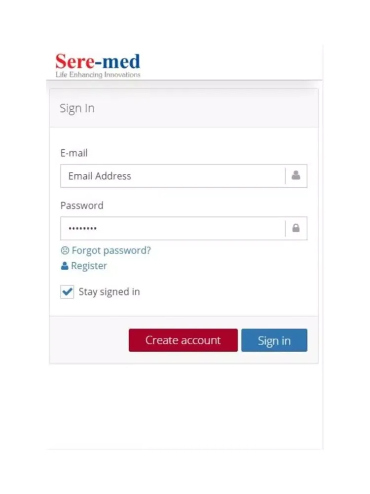 ภาพหน้าจอของ Seremed Orders iPad 