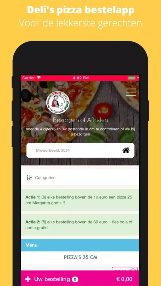 Deli's Pizza应用截图