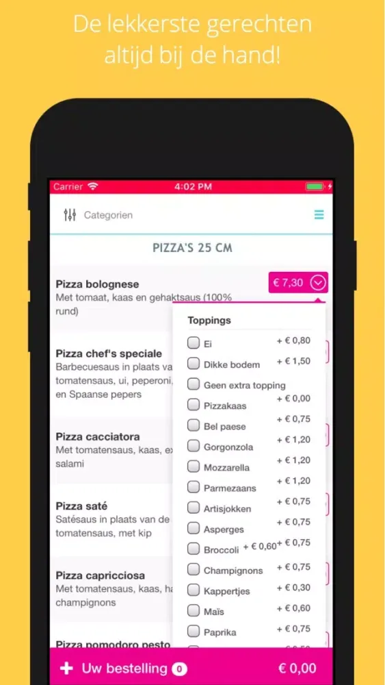 Deli's Pizza应用截图