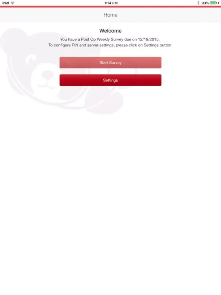 PROMIS Pain Report iPad  Ekran Görüntüleri