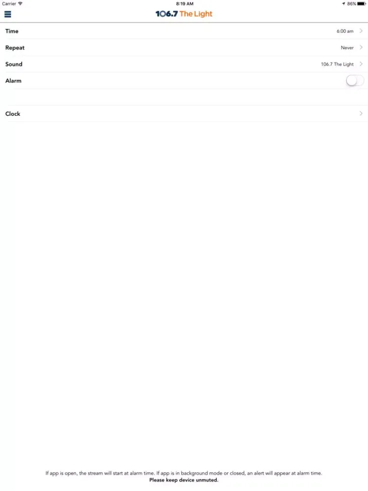 صور 106.7 The Light iPad 