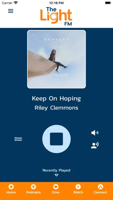 The Light FM App Screenshots