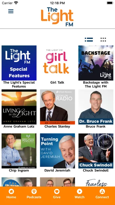 The Light FM App Screenshots
