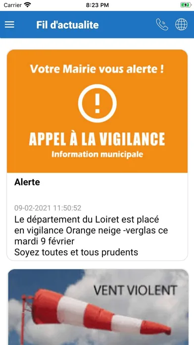Cityc Alerte Screenshots
