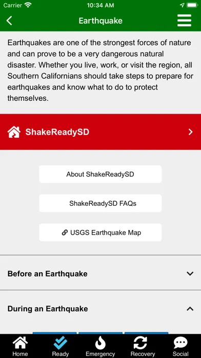 Tangkapan skrin SD Emergency