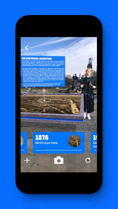 Over Time AR Screenshots