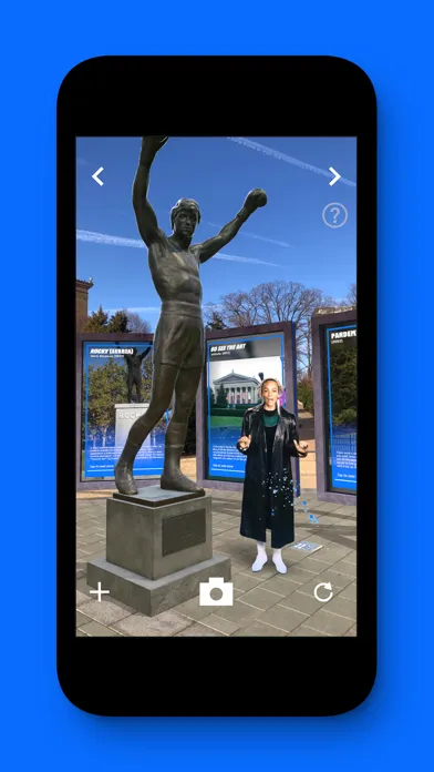 Over Time AR Screenshots