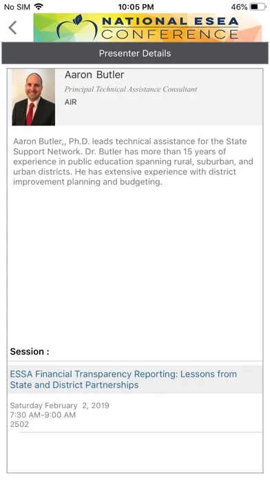 2020 National ESEA Conference スクリーンショット