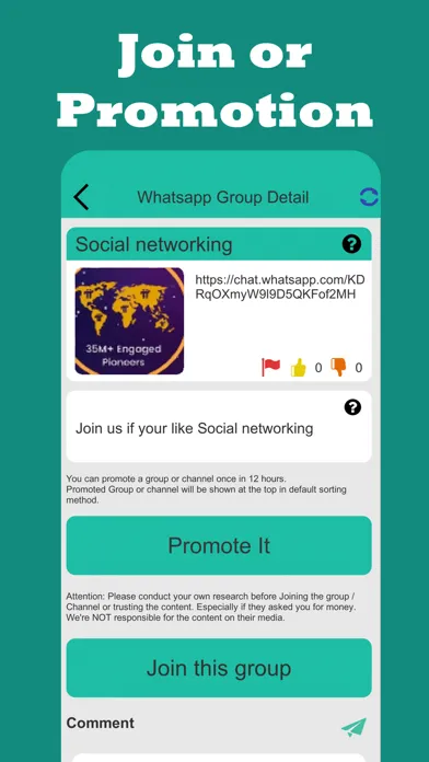 Скриншоты Group for Whatsapp