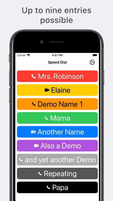 Zrzuty ekranu Speed Dial Easy
