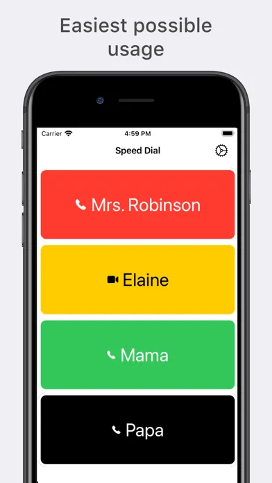 Zrzuty ekranu Speed Dial Easy