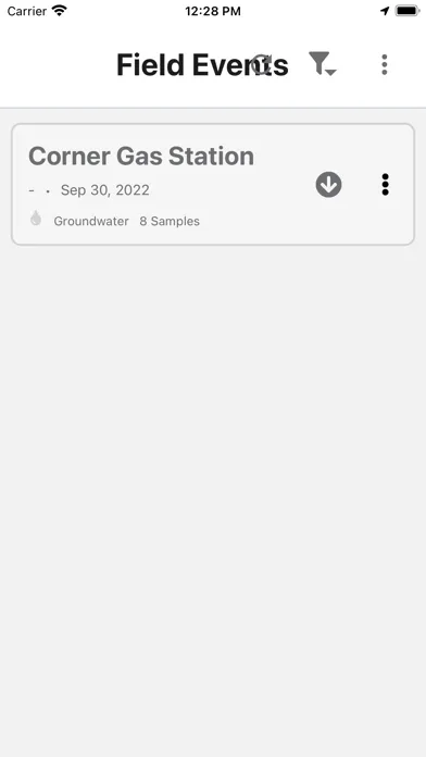 Zrzuty ekranu SampleServe Field App