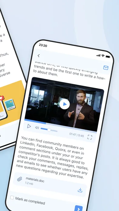 Zrzuty ekranu Education by SendPulse