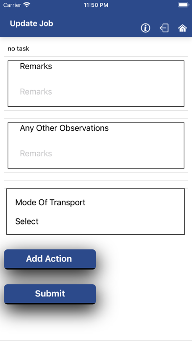 Capturas de pantalla de TCTS Workforce Management App