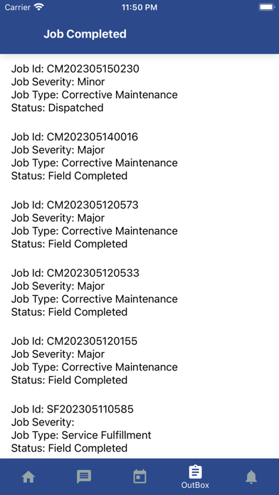 Capturas de pantalla de TCTS Workforce Management App