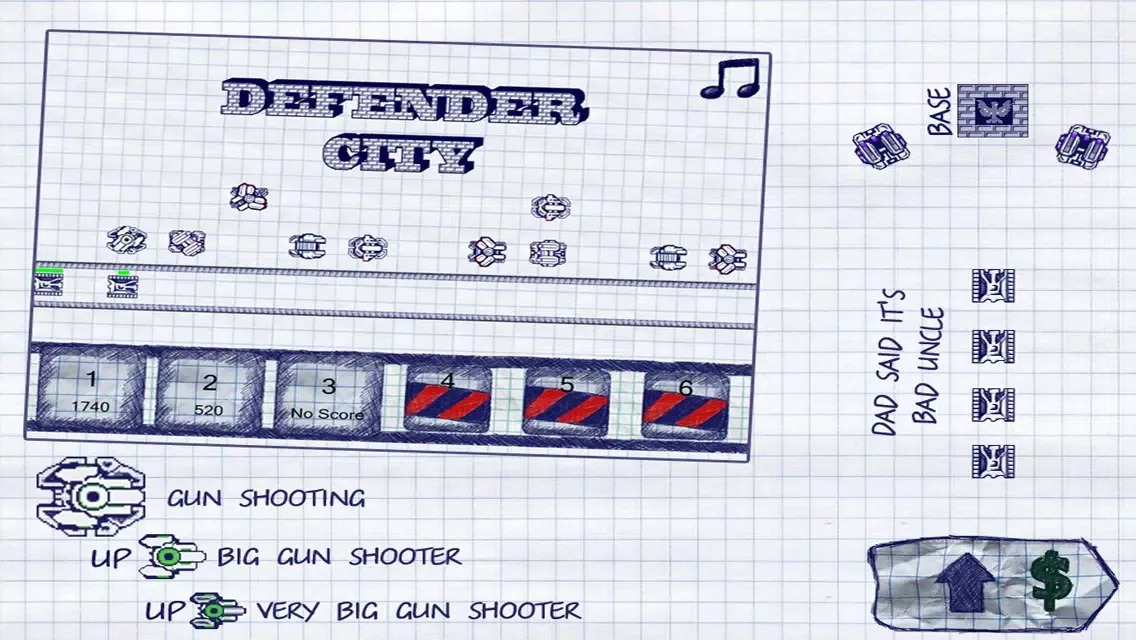 Defender City Lite Screenshots