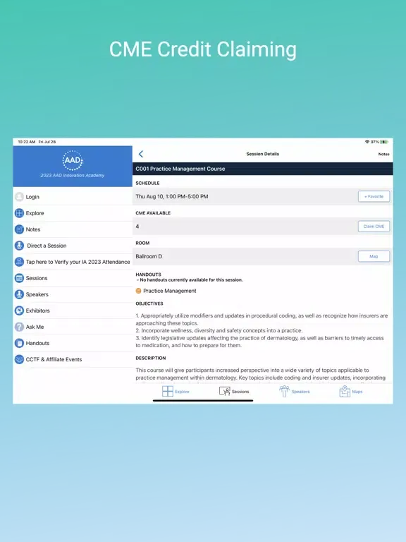AAD 2023 Innovation Academy iPad  スクリーンショット