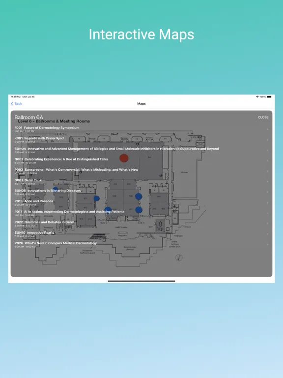 Capturas de tela do AAD 2024 Innovation Academy iPad 