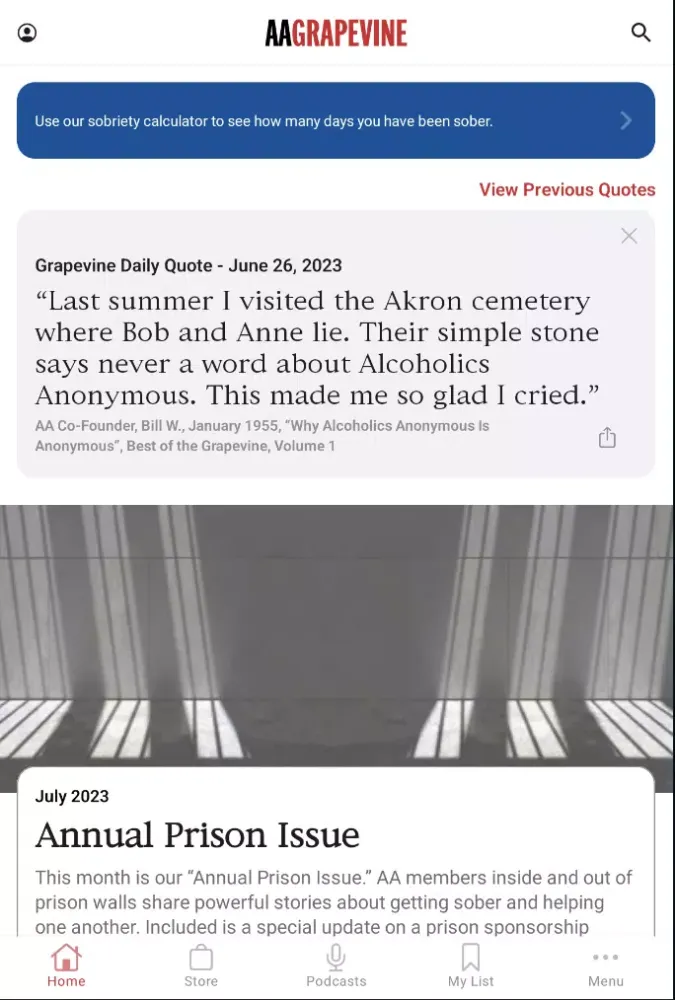 AA Grapevine Screenshots