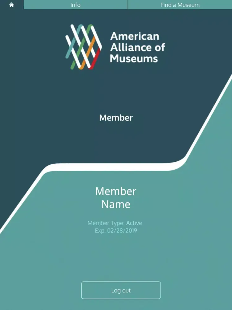 AAM Digital Membership Card iPad 应用截图