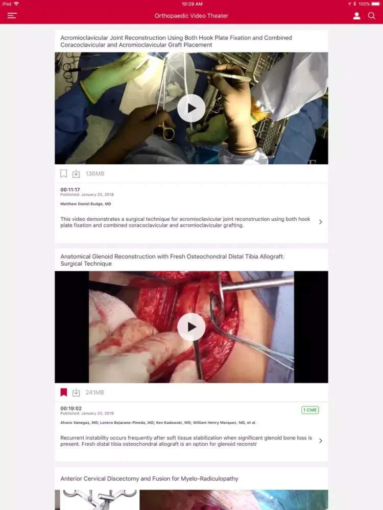 AAOS Access iPad  Screenshots