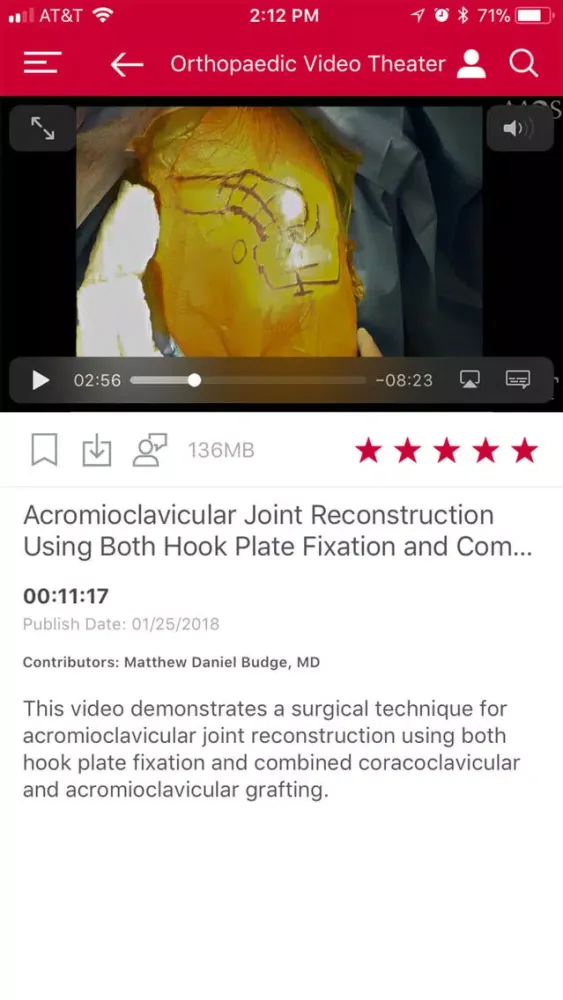 AAOS Access Screenshots